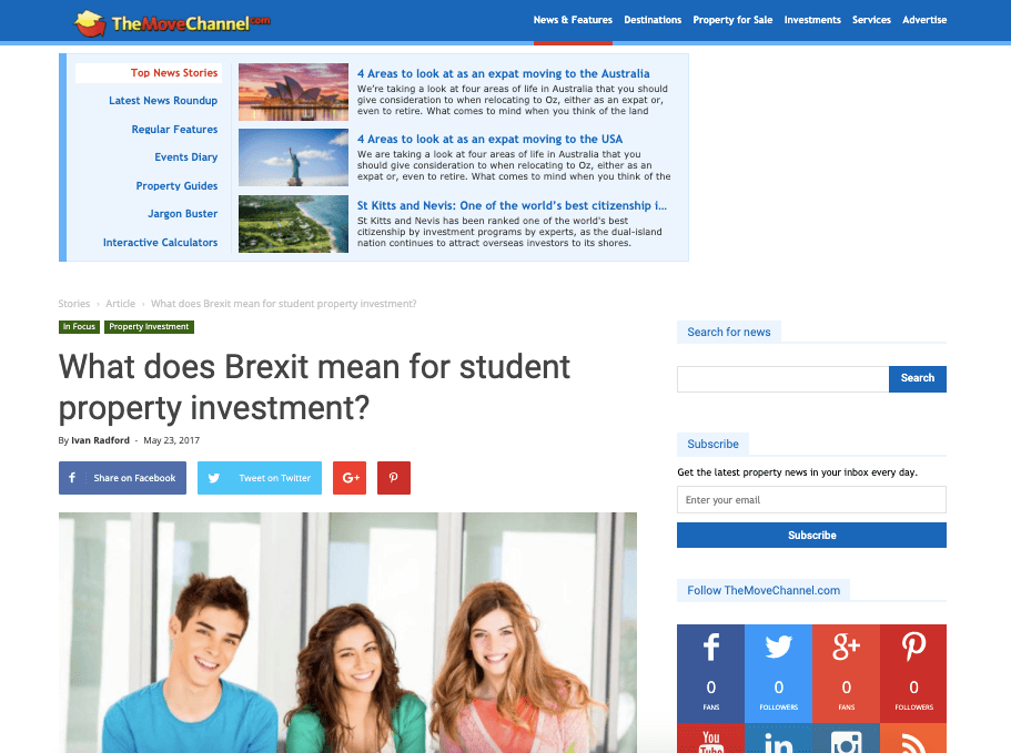 What does Brexit mean for student property investment?