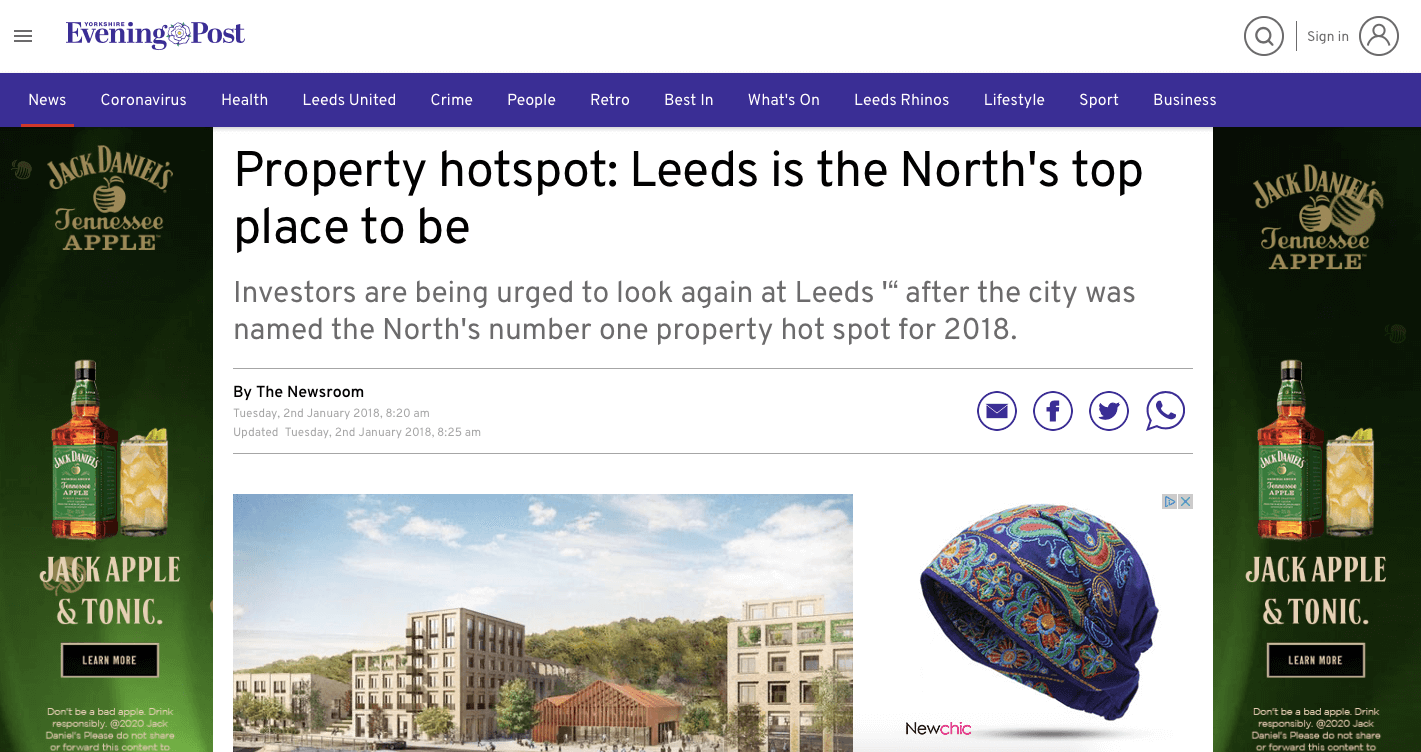 Property hotspot: Leeds is the North’s top place to be