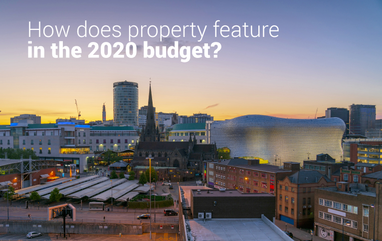 How does property feature in the budget?