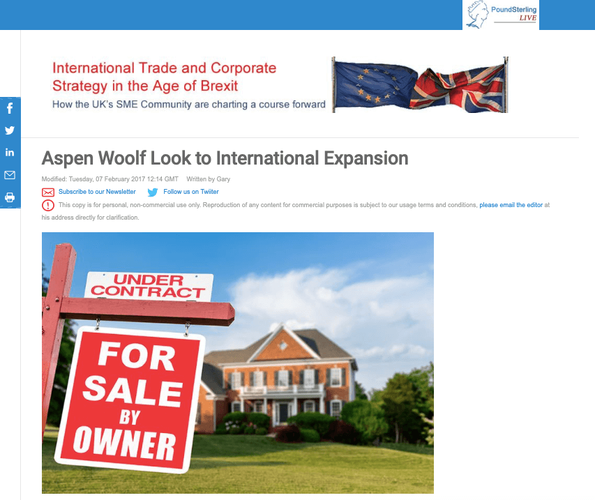 Aspen Woolf Look to International Expansion