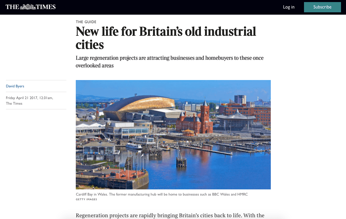 New life for Britain’s old industrial cities