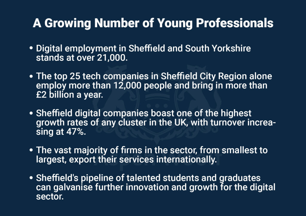young professionals in Sheffiels data