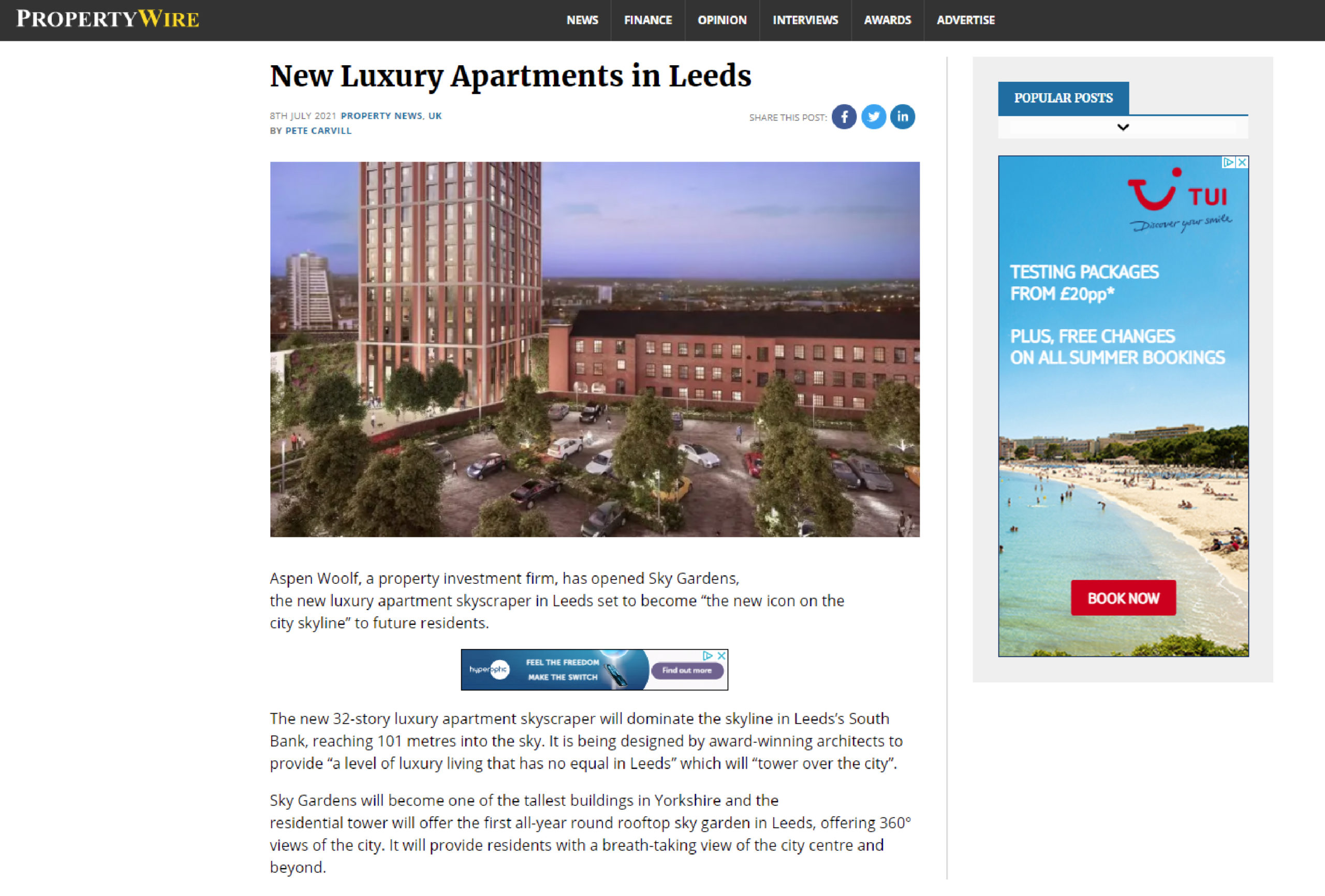 New Luxury Apartments in Leeds