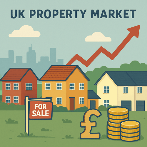 What is the average return on property investment in the UK