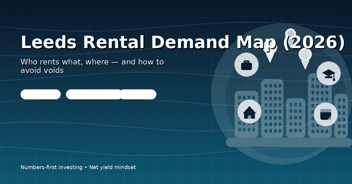Leeds Rental Demand Map (2026): Who Rents What, Where, and How to Avoid Voids