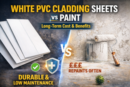 White PVC Cladding Sheets vs. Paint: Cost-Benefit Analysis