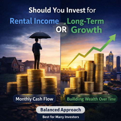 Should You Invest for Rental Income or Long-Term Growth?