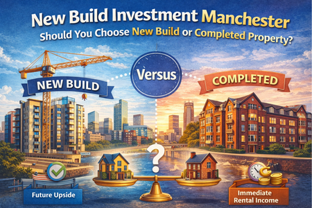 New Build Investment Manchester: Should You Choose New Build or Completed Property?